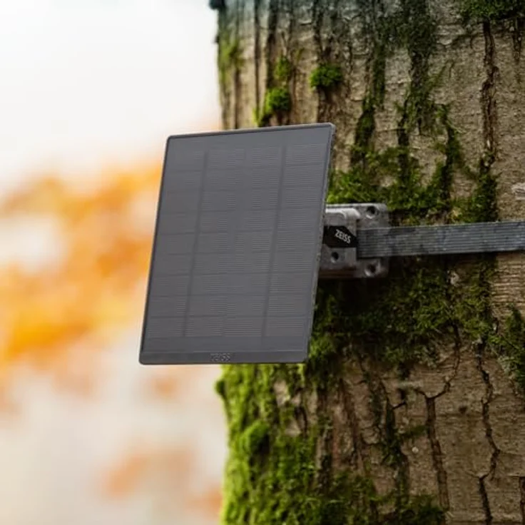 Zeiss Solar Panel Mini, 12W Solarmodul mit integriertem 5.000 mAh Akku und wetterfestem Gehäuse, 6V/12V geeignet – Bild 7