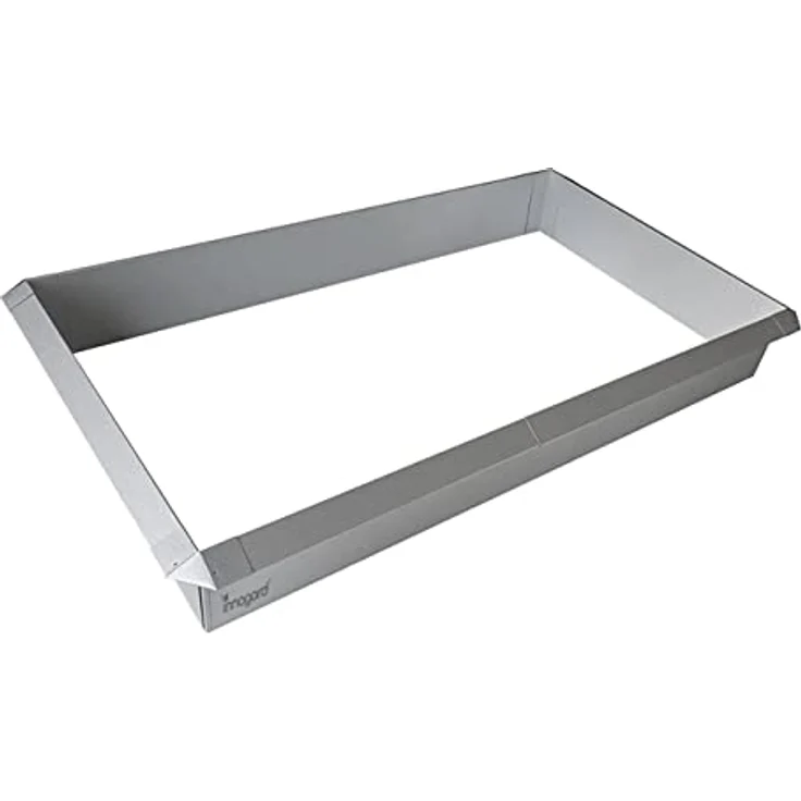 innogard S7052-012 – Schneckenzaun Erweiterung – Set 10 TLG. – Galvalume Alu-Zink – 10x Seitenteil 25 x 0,05 cm x 1 m – Bild 1