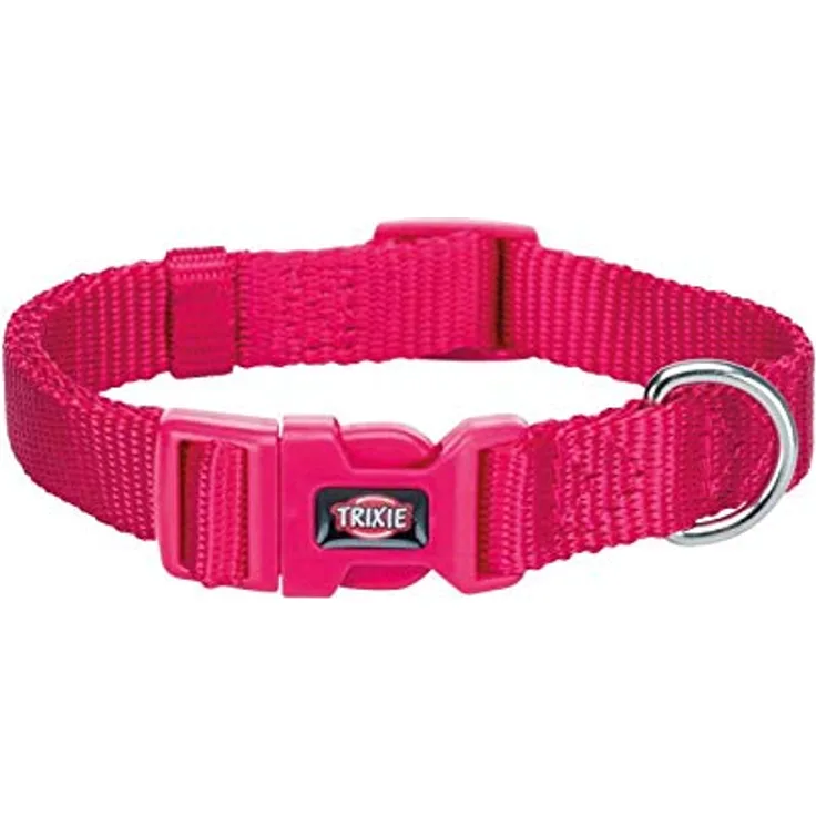 Kragen Premium 25-40 Cm / 15 mm (s), Fuchsia, Trixie, Nylon, Halsbänder, Halfter, Hunde