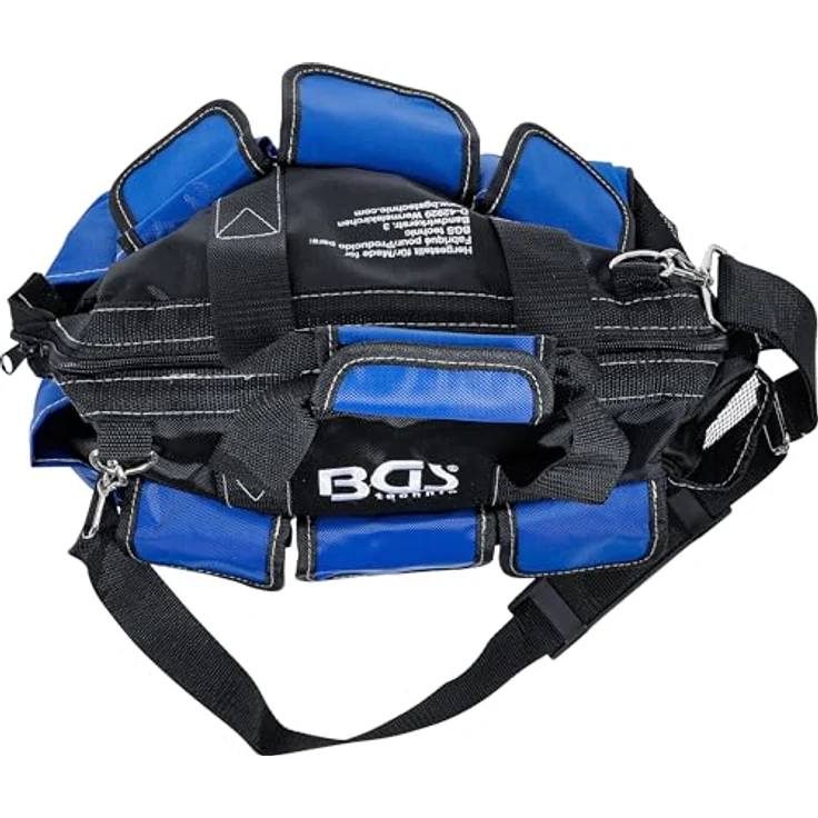BGS 74389 | Universal Werkzeugtasche | klein | 305 x 190 x 300 mm, strapazierfähig, kompaktes Format, Nylon, Schwarz – Bild 4