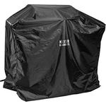 Mayer Barbecue, Grillabdeckung, Schutzhülle Grill Abdeckhaube, Wetterfest, 600D Oxford Polyester, 160 x 80 x 105 cm, Schwarz
