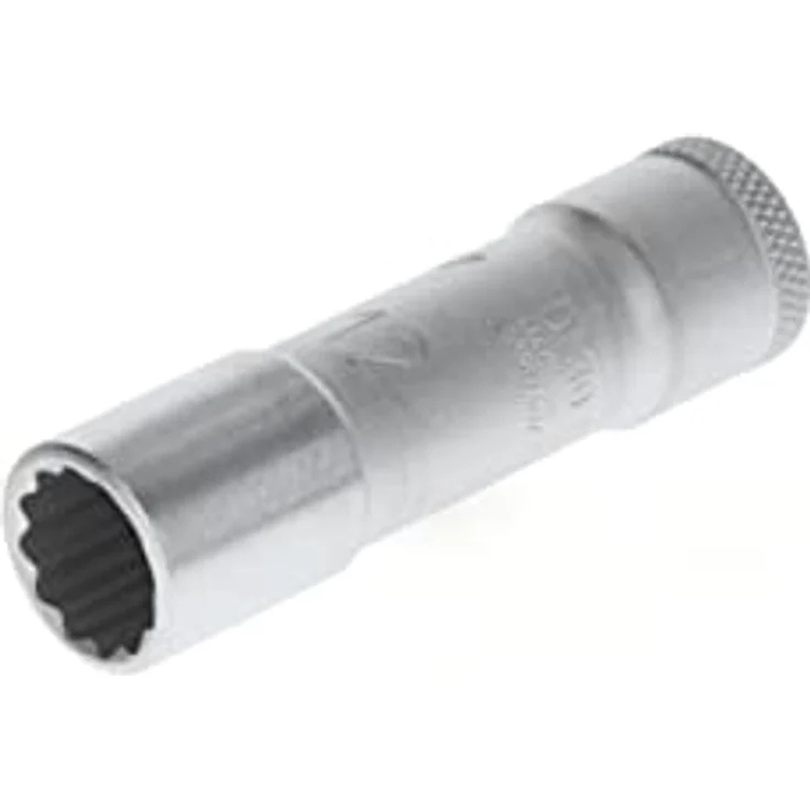 Gedore Bit- und Steckschlüsselset, Steckschlüsseleinsatz D 30 L 3/8″ 12-kant SW 12 mm, verchromt – Bild 1