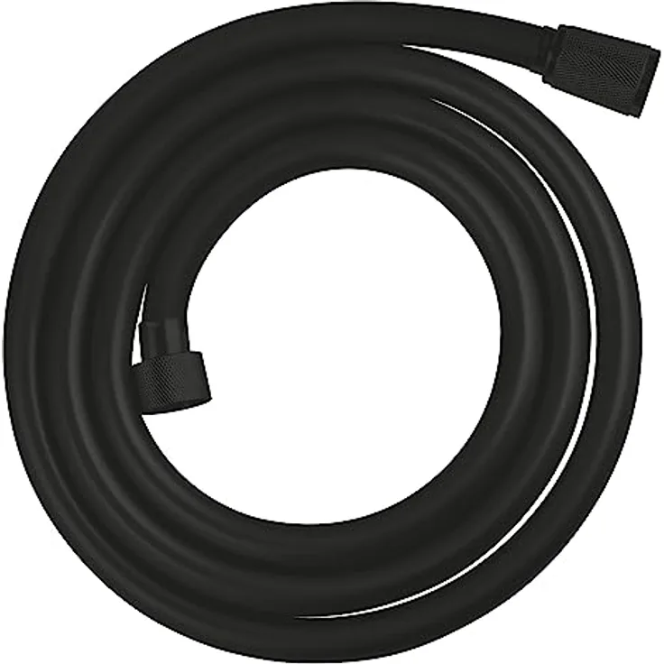 GROHE VitalioFlex Trend - Brauseschlauch (1.750 mm, Hitzebeständig bis 70°C, knickfest), matt schwarz, 287422432