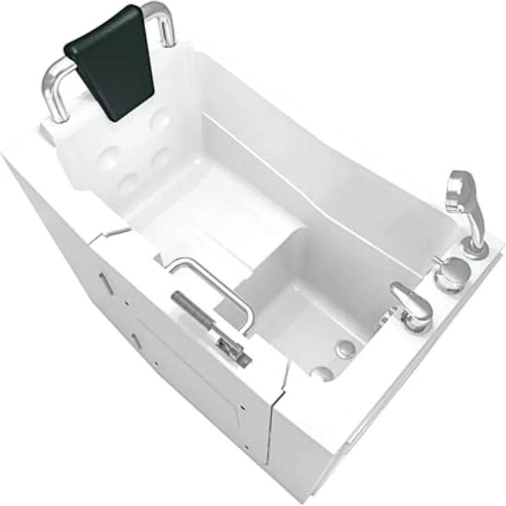 Senioren Sitzbadewanne Senioren Badewanne Sitzwanne Wanne mit Tür S08-A – Bild 8
