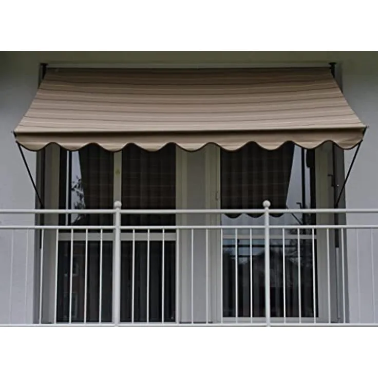 Klemmmarkise Exklusiv 400 cm Nr. 2500 braun