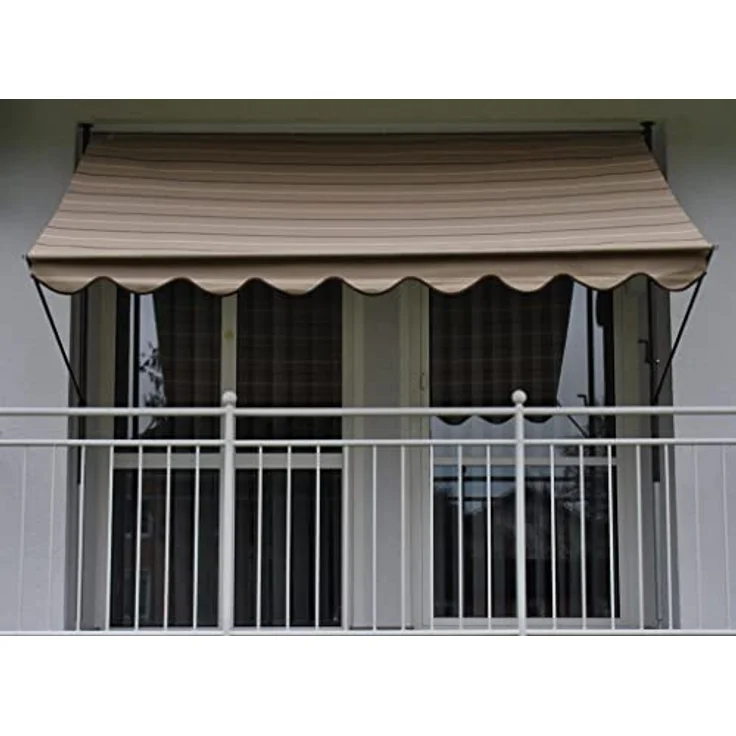 Klemmmarkise Exklusiv 400 cm Nr. 2500 braun – Bild 1