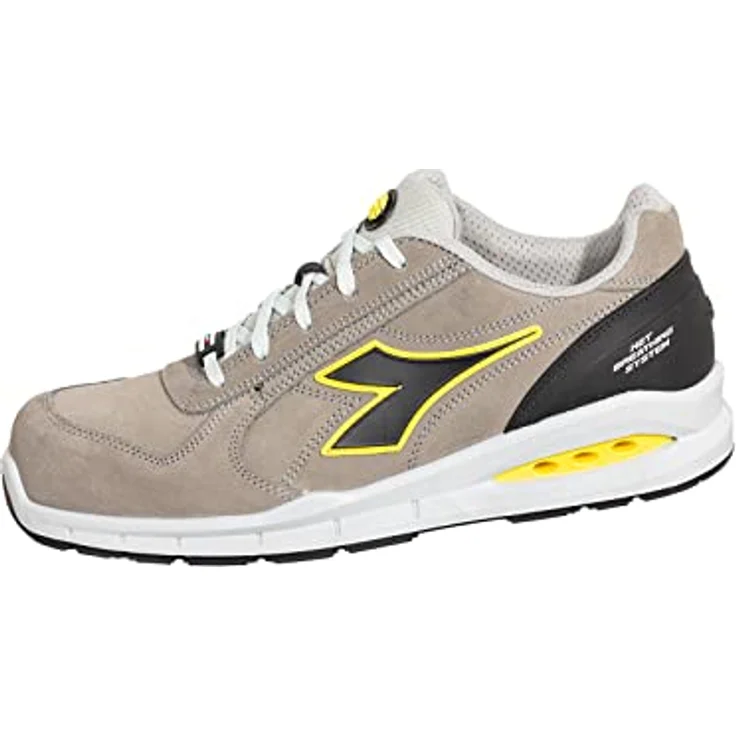 Utility Diadora Diadora Run Net Air box beige Arbeitsschuh, S3 Sicherheitsschuh aus Wildspaltleder mit Net Breathing System – Bild 3