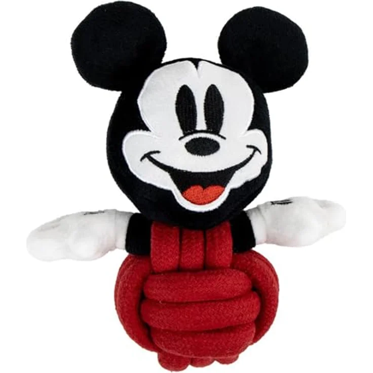 CERDÁ LIFE'S LITTLE MOMENTS Offizielles Disney Mickey Hundespielzeug, geflochtenes Seil, interaktiv und robust, ideal für Beiss- und Ziespiele – Bild 1