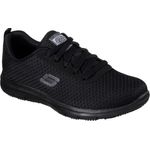 Skechers Ghenter-Bronaugh Schnürschuh Berufsschuh für Gastronomie, Schwarz, mit Skechers Memory Foam Innensohle