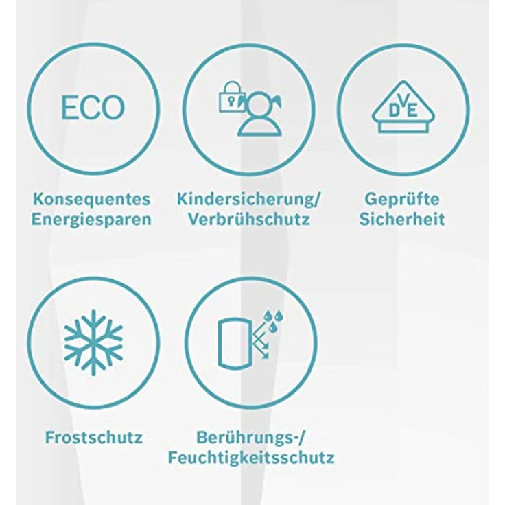 Bosch Tronic 3500T 15 B, Kleinspeicher für Warmwasser, 230 V, offen oder geschlossen installierbar, weiß – Bild 5