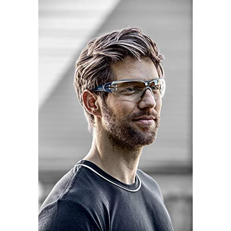 Uvex pheos cx2 Schutzbrille - Supravision Excellence - Braun-Weiß-Schwarz – Bild 4