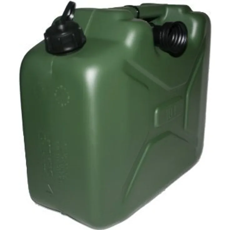 All Ride 871125200920 Jerrycan für Öl mit Ausguss, 10L, Schwarz/Grün
