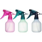 Professionelle Sprühflaschen klein - 200ml für Pflanzen, Blumen und Friseurbedarf - Leere Sprühflasche (Grün, Lila und Pink)