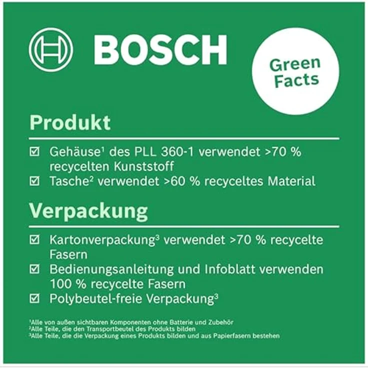 Bosch Home and Garden PLL 360-1 Linienlaser, Selbstnivellierend mit 360°-Linie, hohe Präzision ± 0,4 mm/m – Bild 8