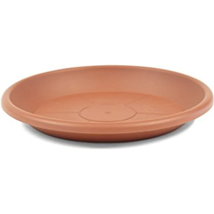 greemotion Blumentopfuntersetzer Terrakotta - Durchmesser 49 cm, Höhe 6,8 cm - Frostbeständiger Pflanzkübel Untersetzer - Runder Pflanzen Untertopf aus Kunststoff – Bild 2