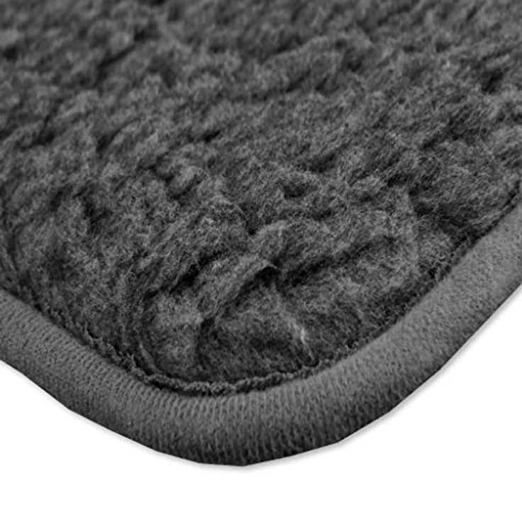 Bestlivings Tierdecke Lammflor 70x100 cm, dunkelgrau, weich und maschinenwaschbar – Bild 5