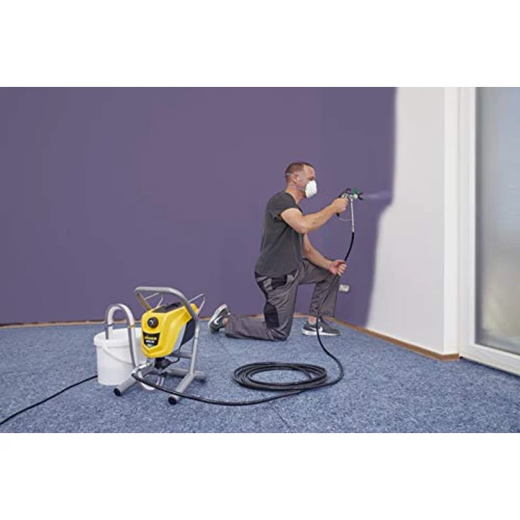 WAGNER Airless Farbsprühsystem Control Pro 250 M für Dispersions--Latexfarben, Lacke & Lasuren im Innenbereich, 15 m²-2 min, Druckregulierung, 110 bar, Schlauch 9 m – Bild 2
