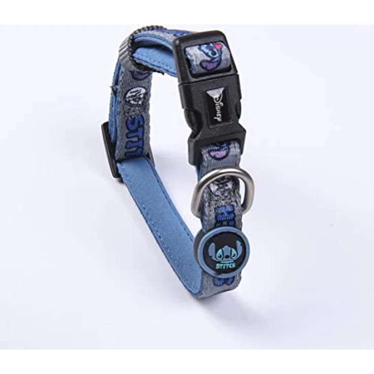 CERDÁ LIFE'S LITTLE MOMENTS -Stitch Hundehalsband, Größe M/L, strapazierfähig und modisch