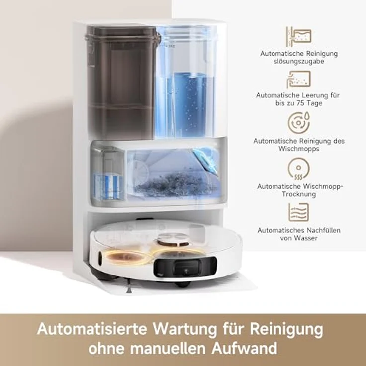 Dreame L10s Ultra Gen 2 Nass- und Trockensauger, MopExtend™ RoboSwing-Technologie, 10.000 Pa Vormax™-Saugkraft, Haustiermodus, vollautomatische Basisstation, vielseitige Teppichreinigung - Preisvergleich – Bild 4