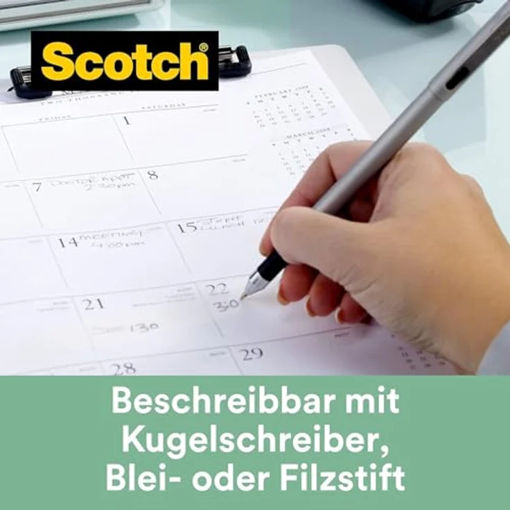 Scotch 900C38G3 Tischabroller, inklusive 3 Rollen Magic Klebeband, 19 mm x 33 m, schwarz - Preisvergleich – Bild 6