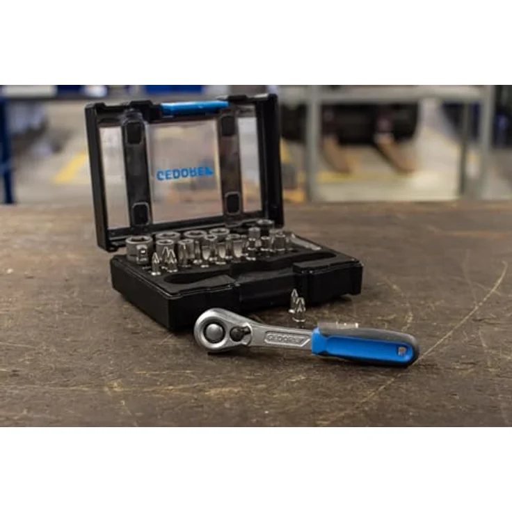Gedore 666-U-20 2998211 Bit-Set, 35-teilig mit Steckschlüsseln, Bits und Adapter in Kunststoffbox – Bild 5
