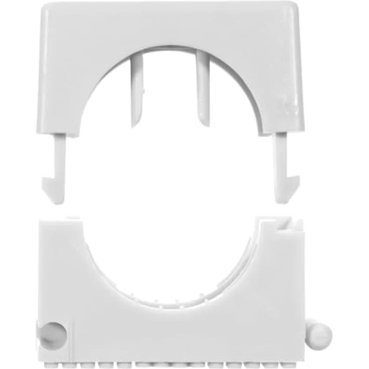 Fischer 68016 Schelle SCH 1216 GR, Befestigungslösung für Kabel und Kunststoff-Isolierrohre, 50 Stück – Bild 1