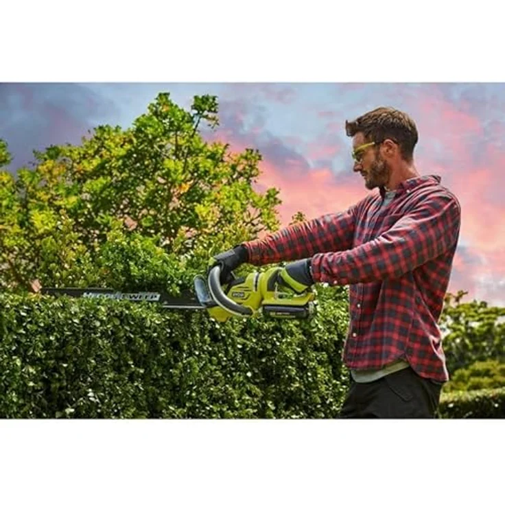 Ryobi Akku-Heckenschere (Sägeblattlänge: 60 cm, mit Sägeblatt, Schnittleistung 26 mm, ohne Akku, ergonomisch) RHT36B61R – Bild 6
