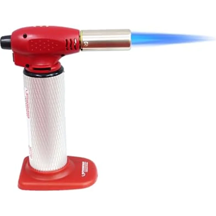 ROTHENBERGER Industrial hochwertiger Flambierbrenner Universalbrenner HOT FIRE , Über-Kopf-Arbeiten möglich, stufenlose Flammenregulierung bis 1300 Grad, wiederbefüllbar , 1500002990, rot – Bild 6