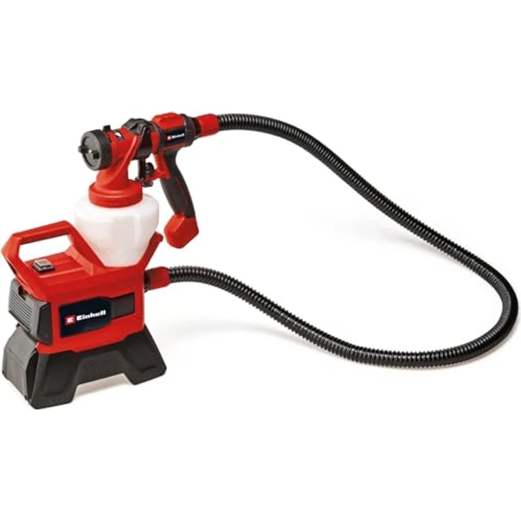 Einhell Akku-Farbsprühsystem TE-SY 18/90 Li-Solo, 18 V, 1000 ml/min Förderleistung, 1200 ml Behälter, regulierbare Luft-/Farbmenge, inkl. Zubehör, ohne Akku – Bild 1