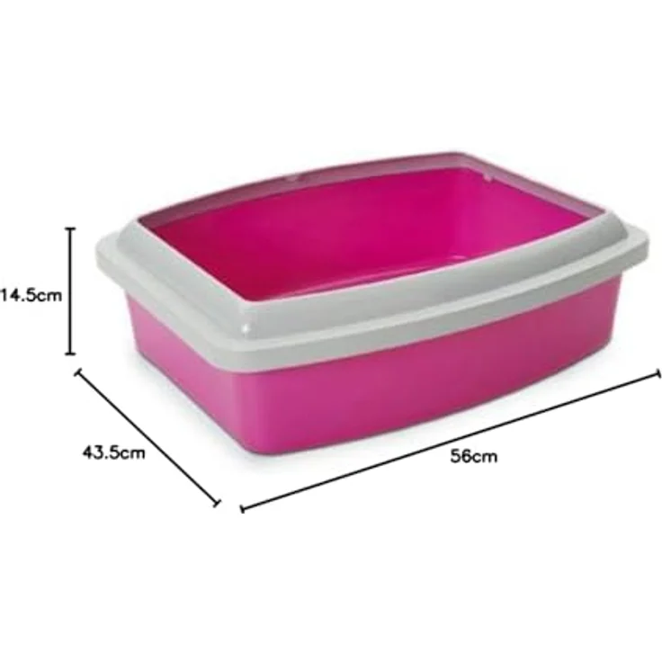Nobby Ovales Katzenklo, Katze Toilette " oval Jumbo ", 3 Farben sortiert – Bild 2