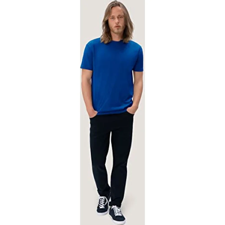 HAKRO T-Shirt Mikralinar 281, royalblau, L – Bild 3