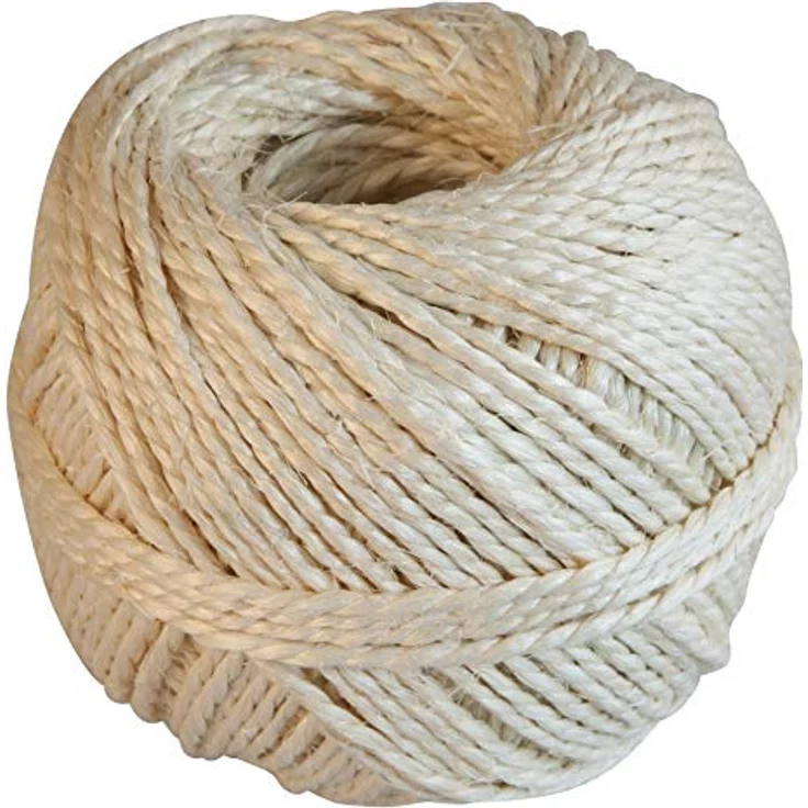 Windhager Sisal Garten-Kordel, wetterfeste Bindekordel für den Außenbereich, weiß, 150m x 2,5mm – Bild 1