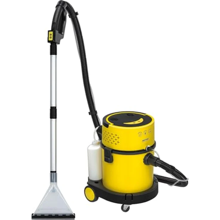 MPM Staubsauger mit Wischfunktion und Blasfunktion - Wasserstaubsauger - Trocken- & Nasssaugen - 20 Liter Wasserbehälter - 1200W (MOD-48) – Bild 1