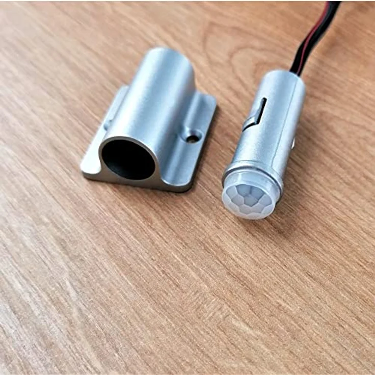 kalb | PIR-Sensorschalter, max. Erfassungsdistanz 3m, Einschaltdauer 10 Sek, 12VDC, max. 3A, 200cm Kabel, schwarz – Bild 5