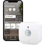 Eve Motion (HomeKit) – Smarter Bewegungssensor mit Lichtsensor, IPX3-Wasserbeständigkeit, Mitteilungen, automatische Aktivierung von Leuchten und Geräten, keine Bridge nötig, Bluetooth, Apple HomeKit