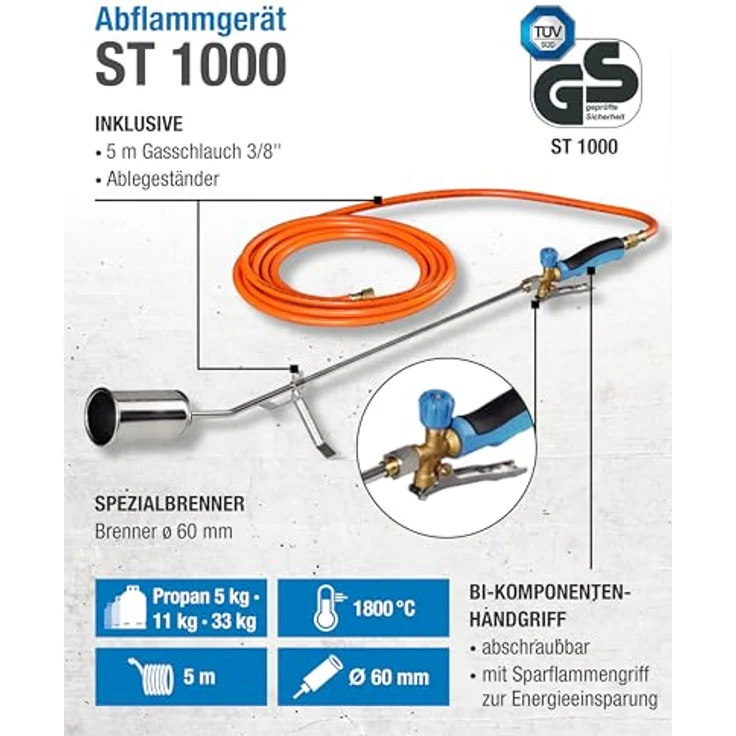 CFH Abflammgerät ST 1000, 52082 – Bild 2