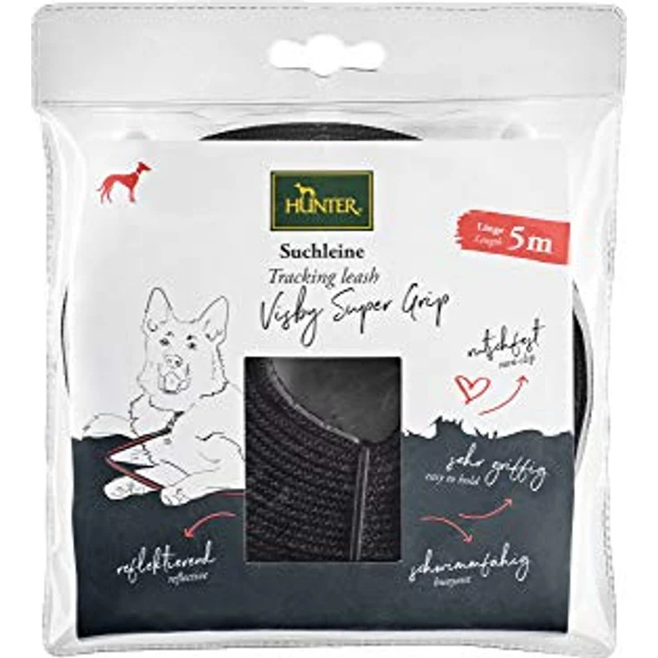 Hunter Schlepp- & Such-Leine Visby Super Grip gelb 20-500 – Bild 2
