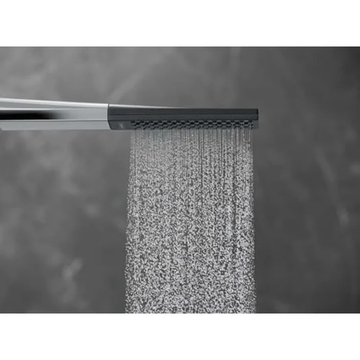 hansgrohe Wannenarmatur Finoris, 2 Funktionen mit Rainfinity 100 Stabhandbrause, Chrom – Bild 4