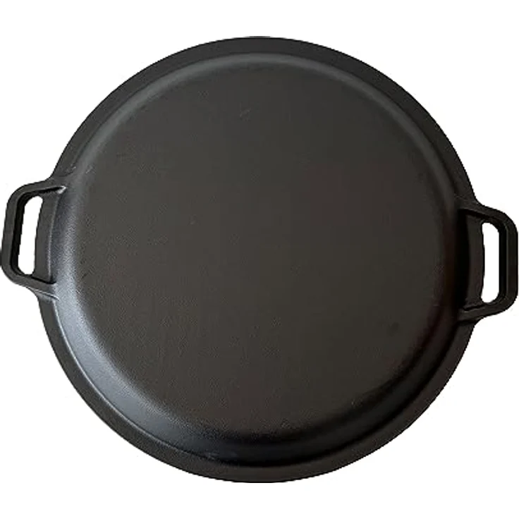 ROBARI Wok Kasan aus Gusseisen 12 L mit Grilldeckel Kazan – Bild 5