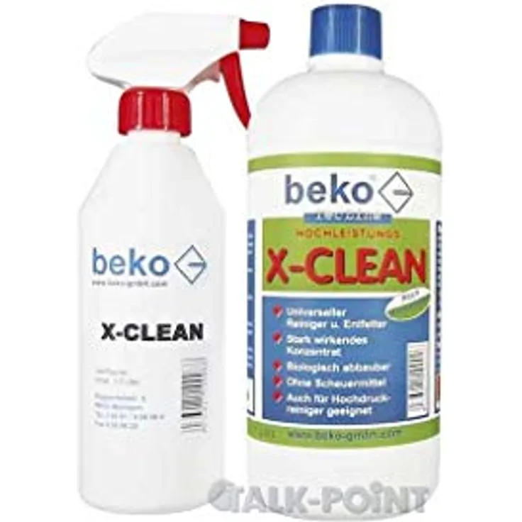 Beko TecLine X-Clean Kraftreiniger -Konzentrat- 1 l Flasche + SPRÜHFLASCHE