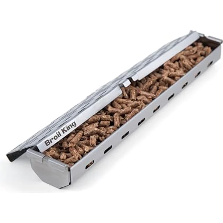Broil King 60181 Pellet Smokerbox, Edelstahl Smoker für Gasgrills mit Flav-R-Wave Kompatibilität – Bild 3