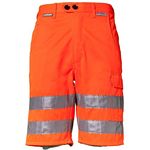 Warnschutz Shorts uni orange Größe M