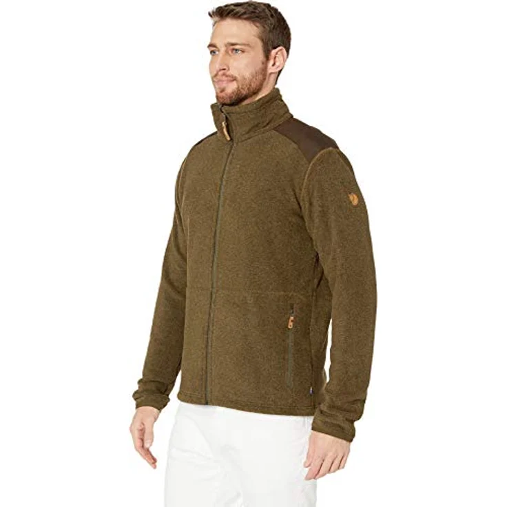 Fjällräven Fleecejacke Sten, Leichte Arbeitsjacke aus Recycling-Polyester, meliert – Bild 2