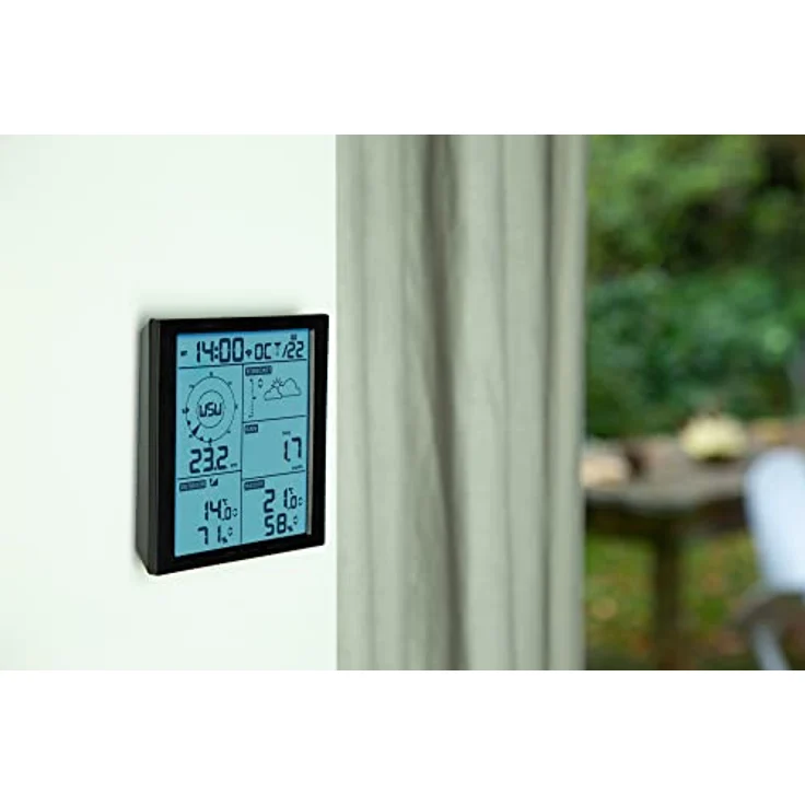 Alecto WS5200, WLAN Wetterstation mit LCD-Display, Schwarz-Weiß, Messung von Windgeschwindigkeit, Luftdruck, Temperatur und Luftfeuchtigkeit, kompatibel mit Smart Home-Systemen – Bild 8