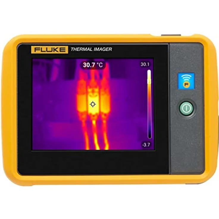 Fluke Thermal Imaging Camera TiS20+, tragbare Wärmebildkamera mit IR-Fusion und WLAN-Funktion, robust und staub-/wasserfest
