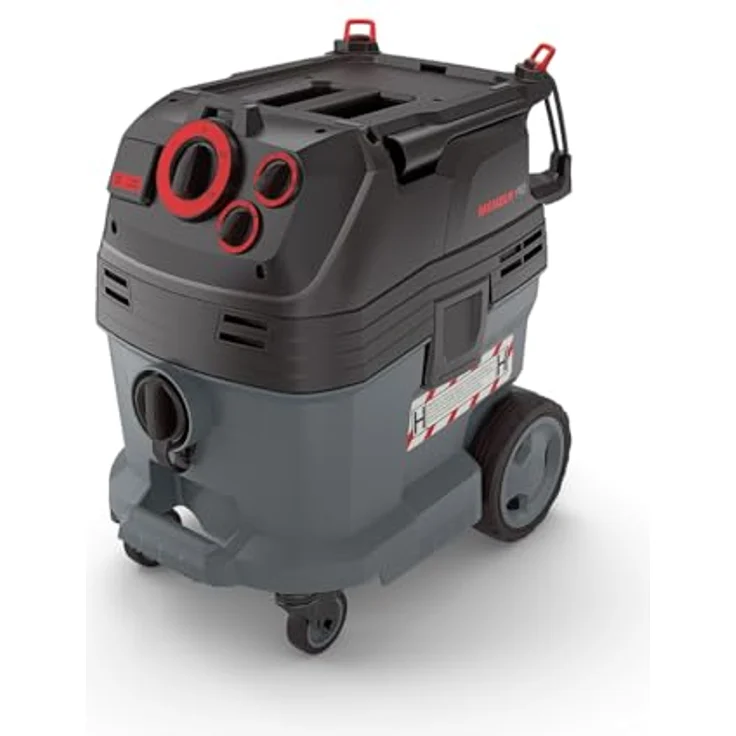 MENZER Industriesauger Sicherheitssauger VCH 530 PRO, Staubklasse H, 30 Liter, professioneller Nass- und Trockensauger mit automatischer Filterabreinigung, 1.380 Watt Motor, antistatische Ausrüstung, schwarz – Bild 1