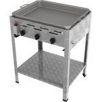 ChattenGlut Gasgrill ChattenGlut Gastrobräter 13,5kW mit Pfanne, BxTxH: 650x530x800 cm, Edelstahl, Made in Germany
