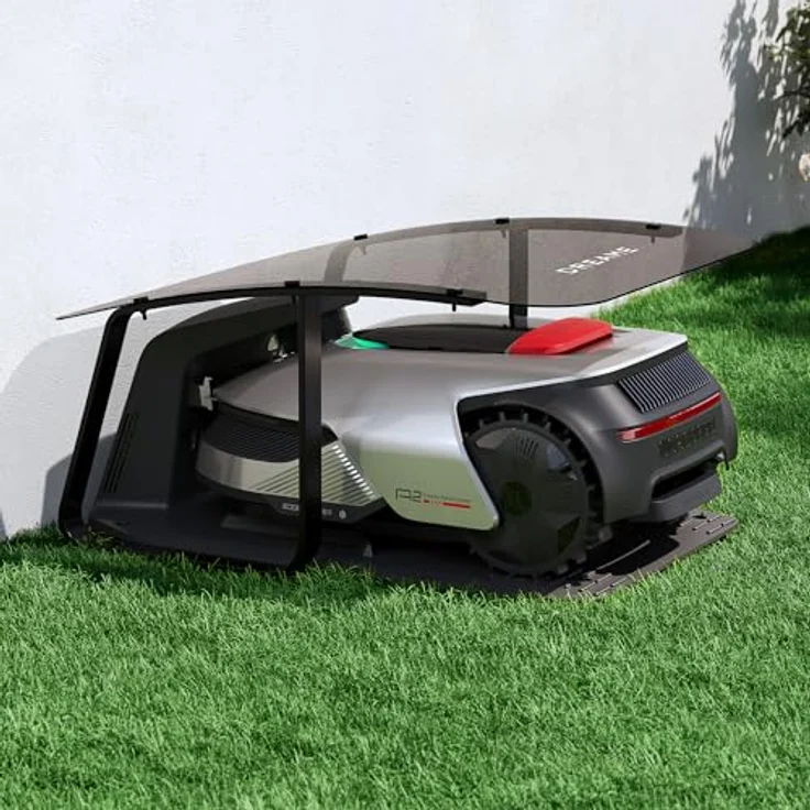 Dreame Garage für Mähroboter, wetterfeste Abstelllösung in Schwarz – Bild 2