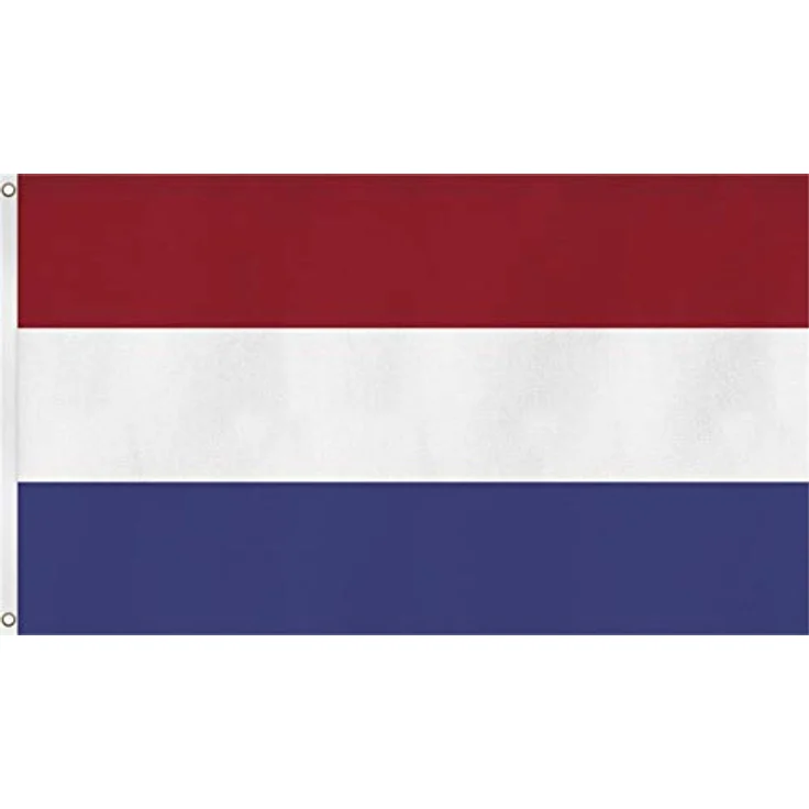 normani Flagge - Hissfahne mit zwei Messingösen, 90 x 150 cm, wetterfest, reißfest, in Farbe Niederlande – Bild 1