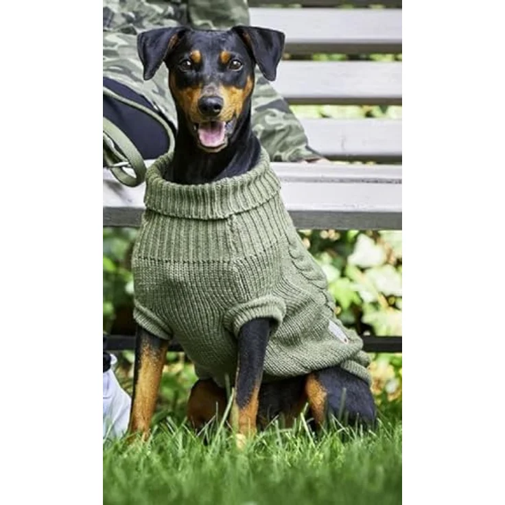 Wolters Hundepullover Zopf-Strickpullover, gemütlicher Strickpullover in verschiedenen Farben – Bild 3